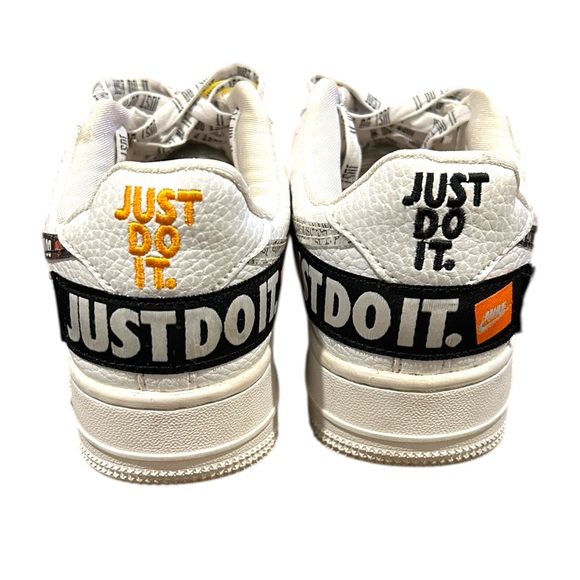 Nike Air Force 1 ’07 Just Do It AF1 White Black Orange Men’s 6.5 - Picture 4 of 12
